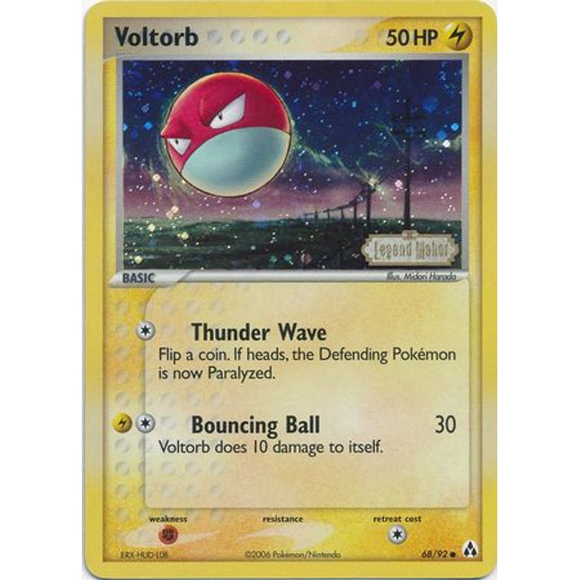 Voltorb (68/92) (Stamped) [EX: Legend Maker]