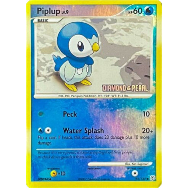 Piplup (93/130) (Diamond and Pearl) [Burger King Promos: 2008 Collection]