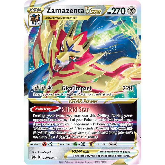 Zamazenta VSTAR (099/159) [Sword & Shield: Crown Zenith]