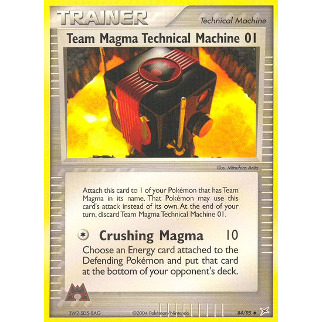 Team Magma Technical Machine 01 (84/95) [EX: Team Magma vs Team Aqua]