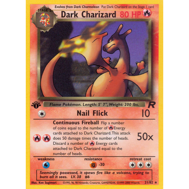 Dark Charizard (21/82) [Team Rocket 1st Edition]