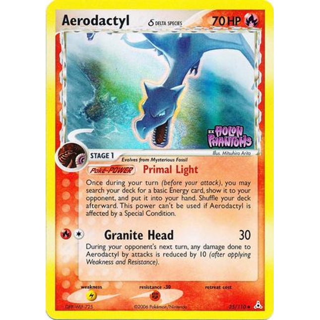 Aerodactyl (35/110) (Delta Species) (Stamped) [EX: Holon Phantoms]