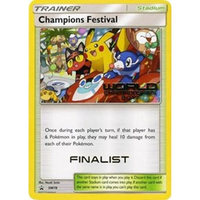 Champions Festival 2017 Finalist (SM78) [Sun & Moon: Black Star Promos]