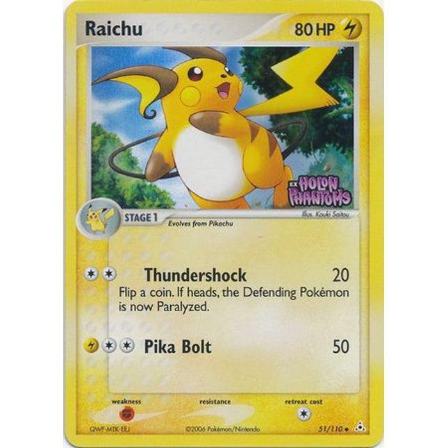 Raichu (51/110) (Stamped) [EX: Holon Phantoms]
