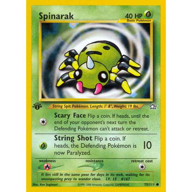 Spinarak (75/111) [Neo Genesis 1st Edition]