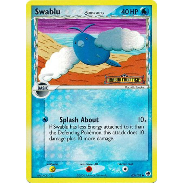 Swablu (65/101) (Delta Species) (Stamped) [EX: Dragon Frontiers]