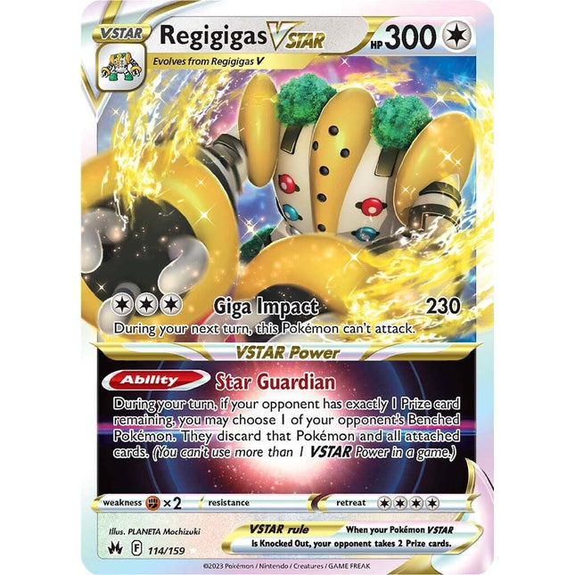 Regigigas VSTAR (114/159) [Sword & Shield: Crown Zenith]
