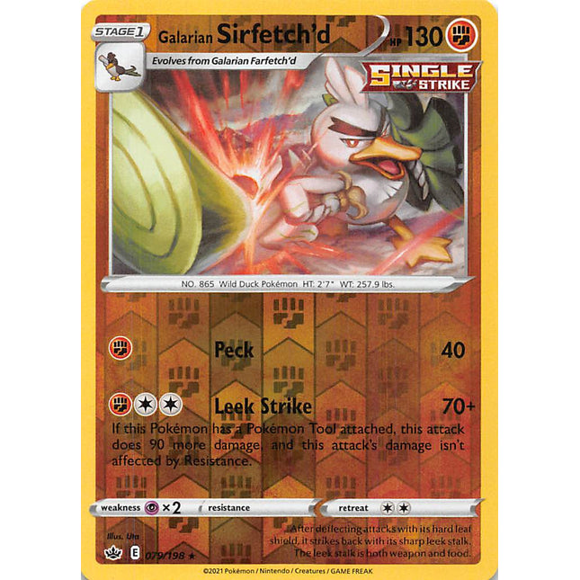 Galarian Sirfetch’d (079/198) [Sword & Shield: Chilling Reign]