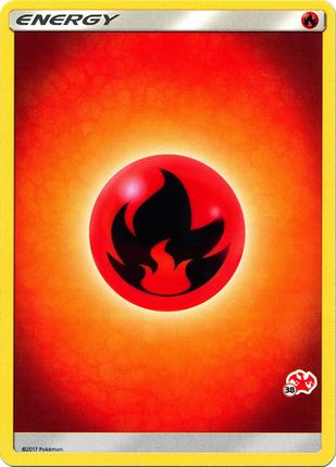 Fire Energy (Charizard Stamp #38) [Battle Academy 2020]