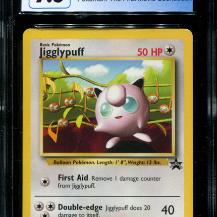 Jigglypuff - 7 - CGC 9.5 - Black Star Promo - First Movie Soundtrack - Pokemon - 54104