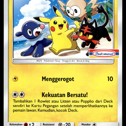Pikachu - 009/SM-P - PSA NM - Indonesian - Indomart - Promo - Pokemon - A1-68