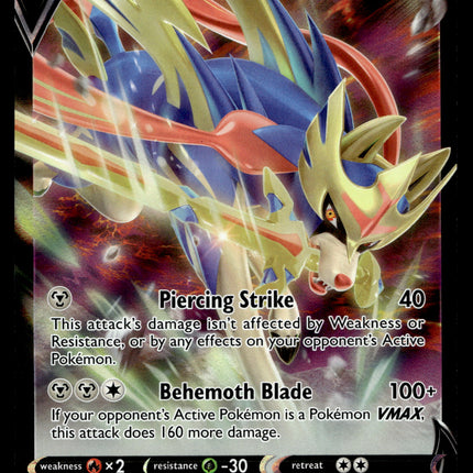 Zacian V - 095/159 - NM - Ultra Rare - Crown Zenith - Pokemon - A8-72
