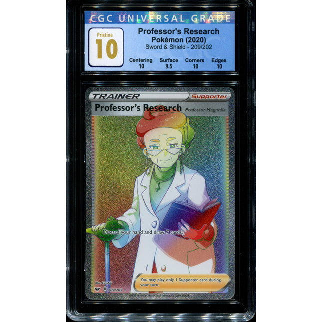 Professor's Research - 209/202 - CGC 10 Pristine - Sword & Shield - 02318