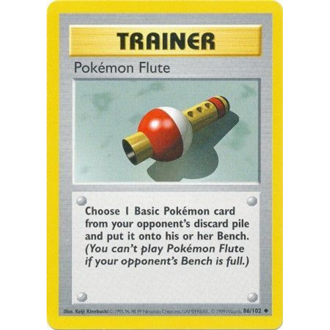 Pokemon Flute (86/102) [Base Set Shadowless Unlimited]