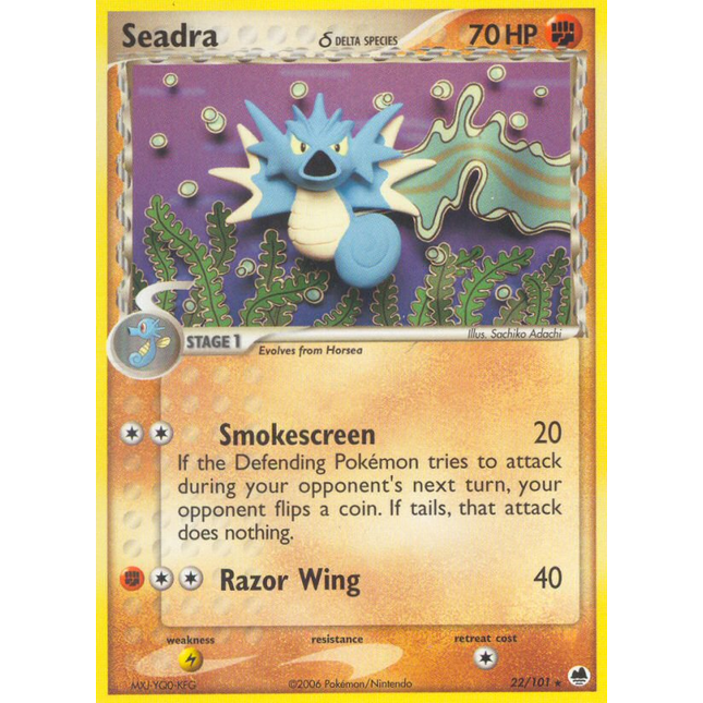 Seadra (22/101) (Delta Species) [EX: Dragon Frontiers]