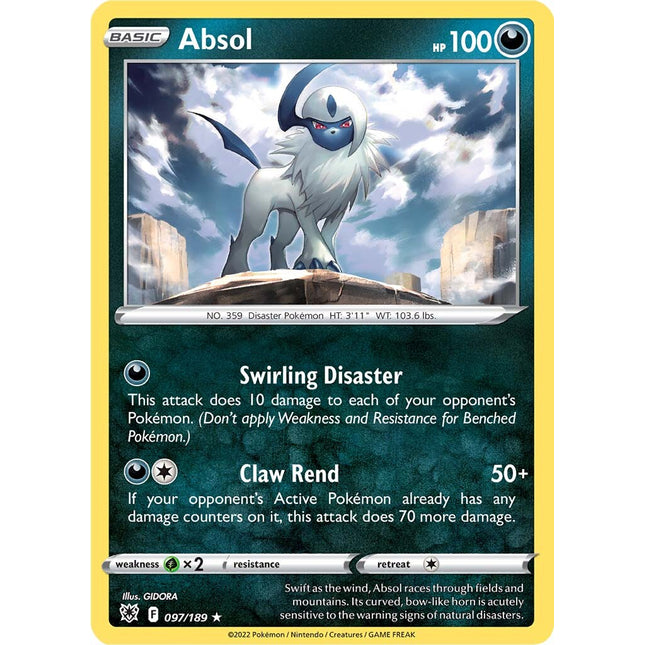 Absol (097/189) [Sword & Shield: Astral Radiance]