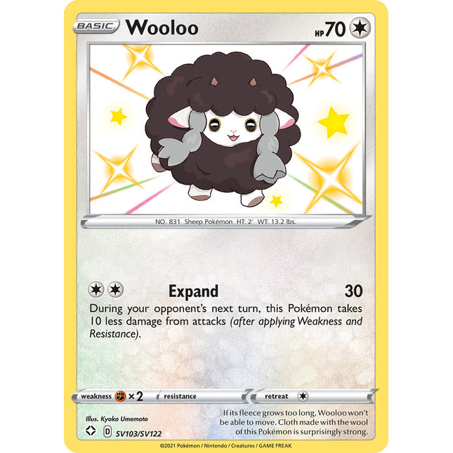 Wooloo (SV103/SV122) [Sword & Shield: Shining Fates]