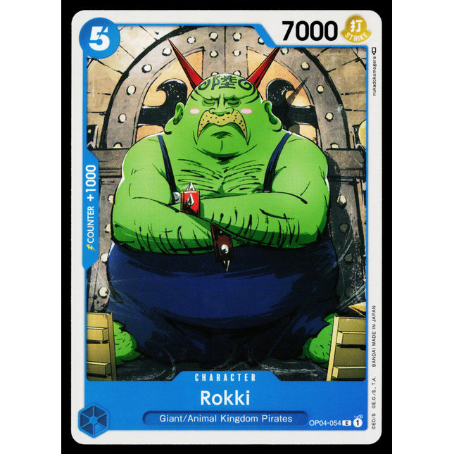 Rokki - OP04-054 - NM - Common - English OP04 - One Piece TCG