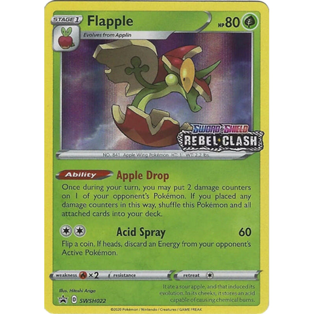 Flapple (Prerelease Promo) (SWSH022) [Sword & Shield: Black Star Promos]