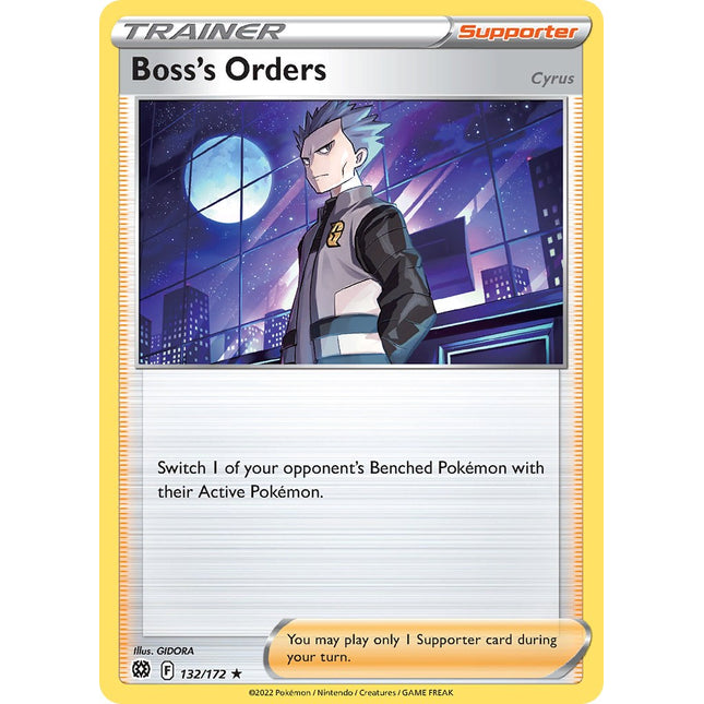 Boss's Orders (132/172) (Theme Deck Exclusive) [Sword & Shield: Brilliant Stars]