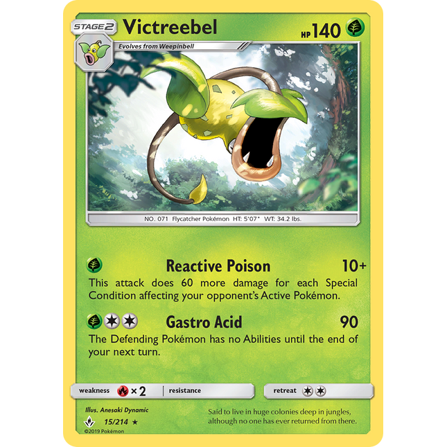 Victreebel (15/214) [Sun & Moon: Unbroken Bonds]