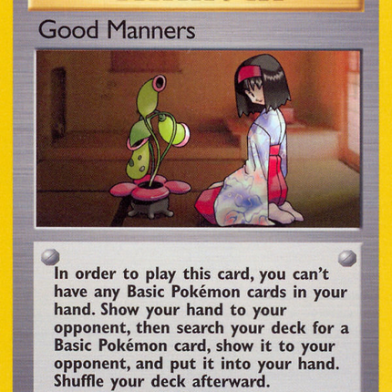 Good Manners (111/132) [Gym Heroes 1st Edition]