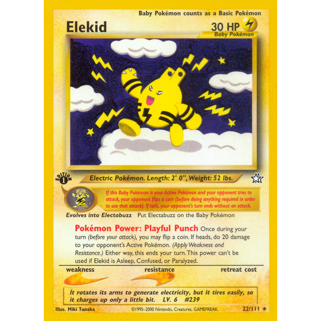 Elekid (22/111) [Neo Genesis 1st Edition]