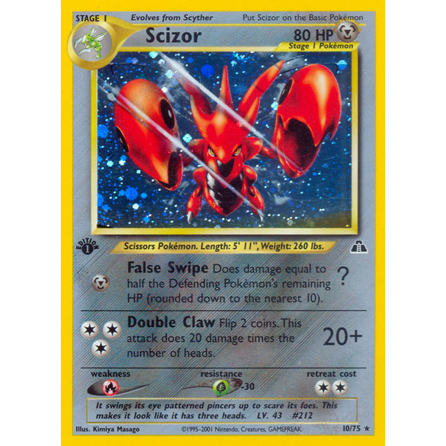 Scizor (10/75) [Neo Discovery 1st Edition]