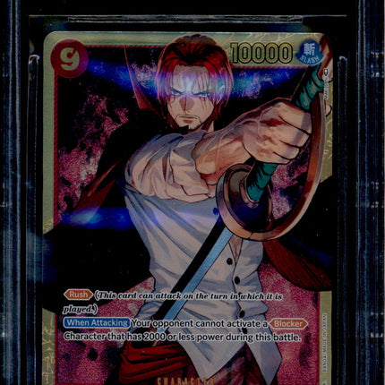 Shanks - OP01-120 - BGS 10 - Secret Rare - Romance Dawn - One Piece - 09929