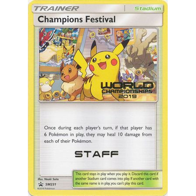 Champions Festival 2019 (Staff) [SM Black Star Promos]