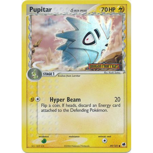 Pupitar (59/101) (Delta Species) (Stamped) [EX: Dragon Frontiers]