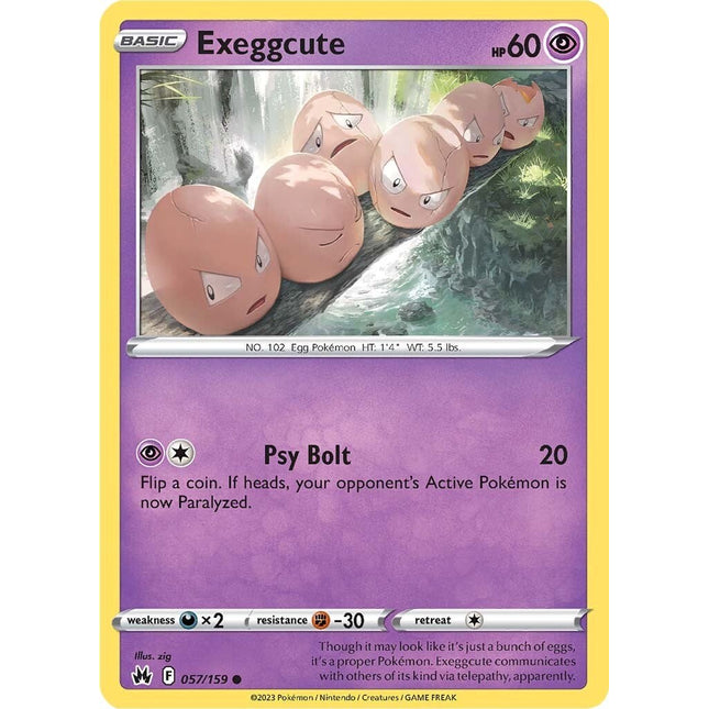 Exeggcute (057/159) [Sword & Shield: Crown Zenith]