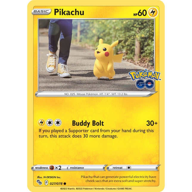 Pikachu (027/078) [Pokémon GO]