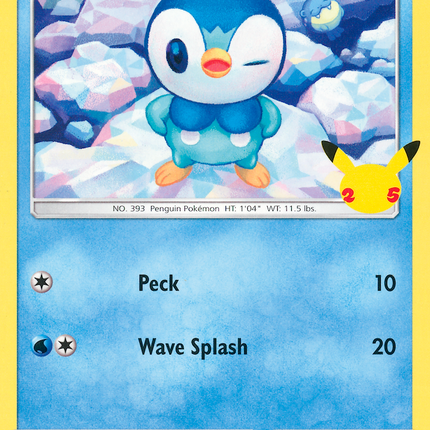 Piplup (20/25) [McDonald's 25th Anniversary]