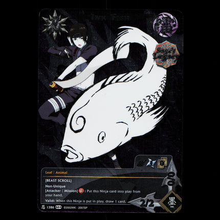 Ink Fish - 1386 - NM - Unlimited Foil - S24 - Naruto CCG - D3-119