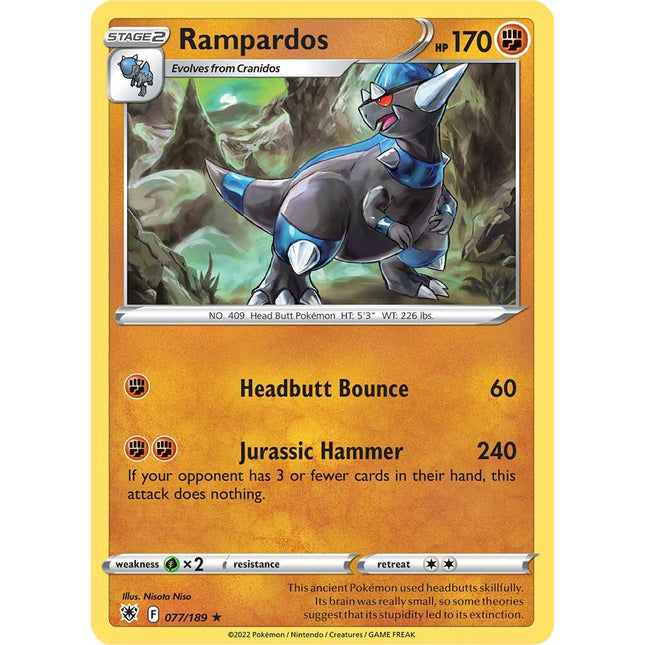 Rampardos (077/189) [Sword & Shield: Astral Radiance]