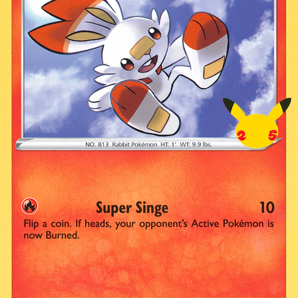 Scorbunny (16/25) [McDonald's 25th Anniversary]