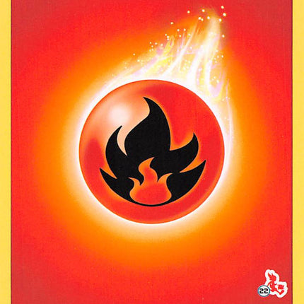 Fire Energy (Cinderace Stamp #22) [Battle Academy 2022]