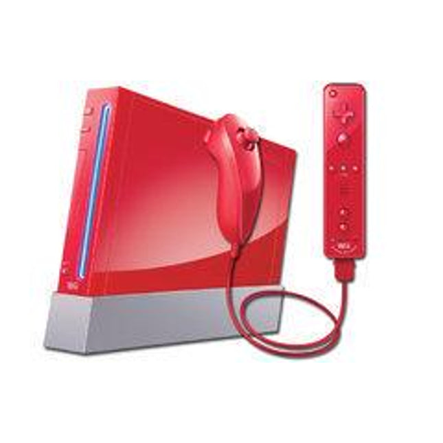 Red Nintendo Wii System - Wii