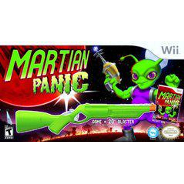 Martian Panic (Game & Gun Bundle) - Wii