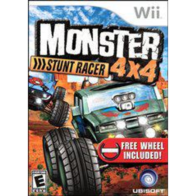 Monster 4x4: Stunt Racer with Racing Wheel - Wii