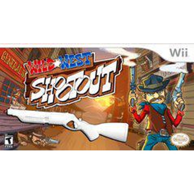Wild West Shootout with Gun - Wii