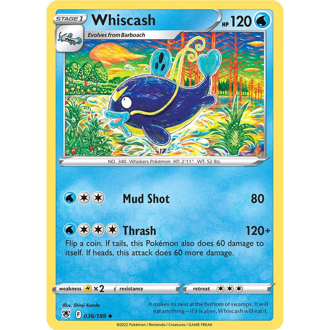 Whiscash (036/189) [Sword & Shield: Astral Radiance]