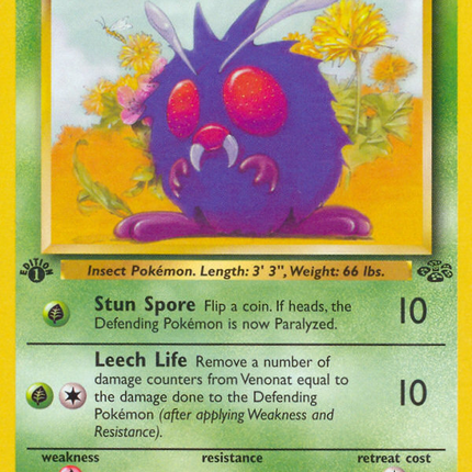 Venonat (63/64) [Jungle 1st Edition]