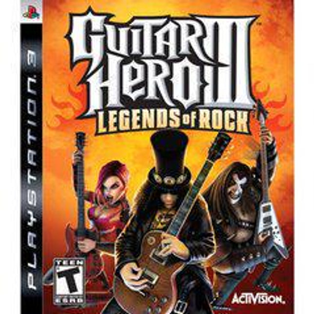 Guitar Hero III Legends of Rock - Playstation 3