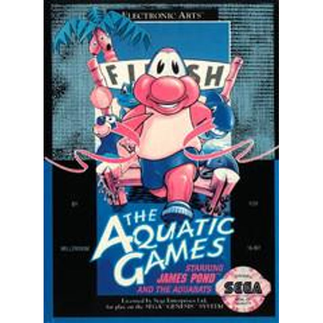 Aquatic Games Starring James Pond - Sega Genesis