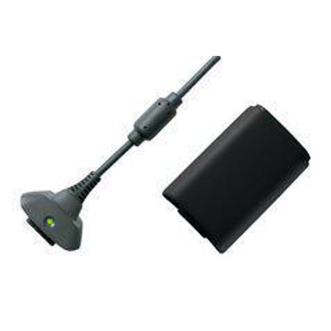 Black Play and Charge Kit - Xbox 360