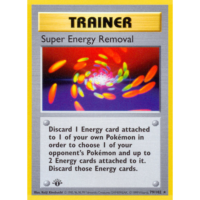 Super Energy Removal (79/102) (Shadowless) [Base Set 1st Edition]