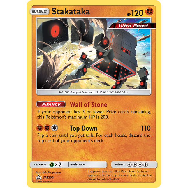 Stakataka (SM209) [Sun & Moon: Black Star Promos]
