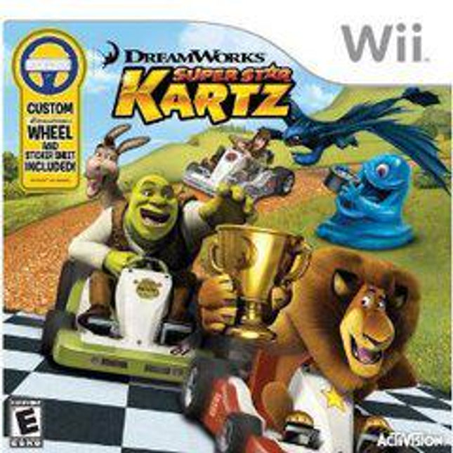 Dreamworks Super Star Kartz with Wheel - Wii